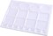 6 Pack 20-Well Palette Watercolor Paint Tray Palettes for Oil, Watercolor and Acrylic Paints